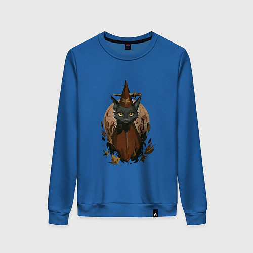 Женский свитшот Мэй Боровски в костюме / Синий – фото 1