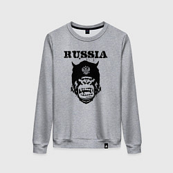 Женский свитшот Russian gorilla