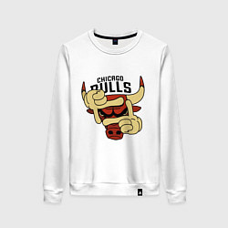 Женский свитшот Bulls logo with hands