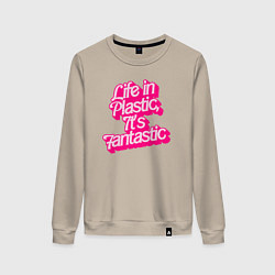 Женский свитшот Barbie life in plastic