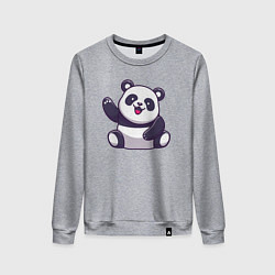 Женский свитшот Привет от панды