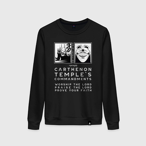 Женский свитшот Solo Leveling Заповеди / Черный – фото 1