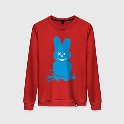 Свитшот хлопковый женский Blue bunny, цвет: красный