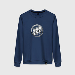 Женский свитшот Buick logo металик