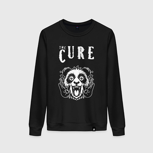 Женский свитшот The Cure rock panda / Черный – фото 1