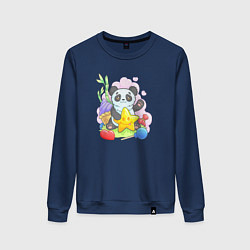 Женский свитшот Панда со звездой