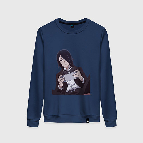 Женский свитшот Госпожа Кагуя Исигами Ю / Тёмно-синий – фото 1
