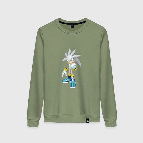 Женский свитшот Сильвер / Авокадо – фото 1