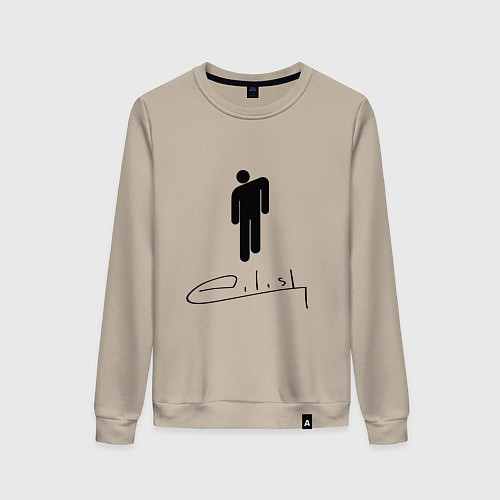 Женский свитшот Billie Eilish Pirate Baird OConnell / Миндальный – фото 1