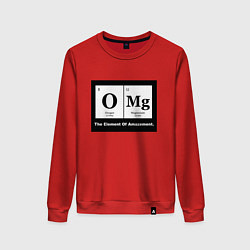 Женский свитшот О мой бог элемент удивления