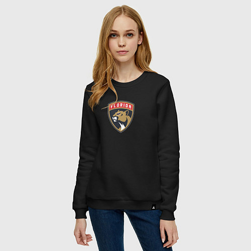 Женский свитшот Florida Panthers NHL / Черный – фото 3