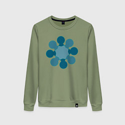 Женский свитшот Фигура из кругов