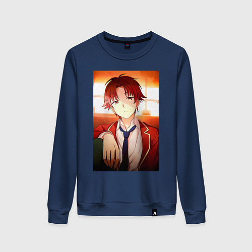 Женский свитшот Киётака Аянокоджи / Тёмно-синий – фото 1