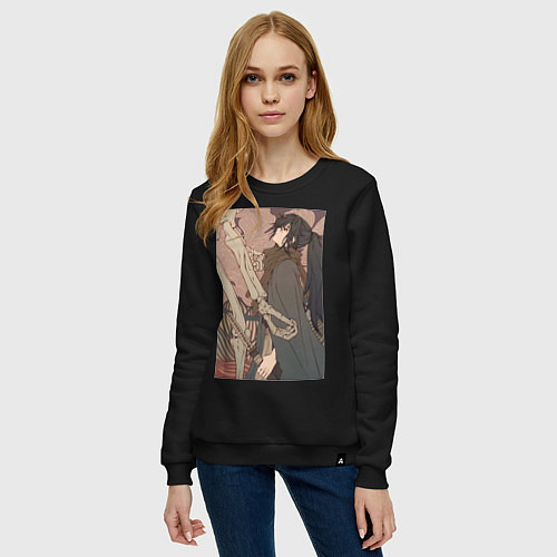 Женский свитшот Усянь Вэй с катаной / Черный – фото 3