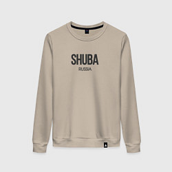 Свитшот хлопковый женский Shuba, цвет: миндальный