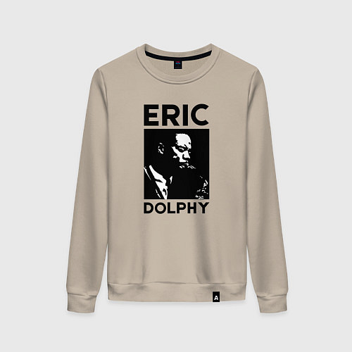 Женский свитшот Eric Dolphy jazz legend / Миндальный – фото 1