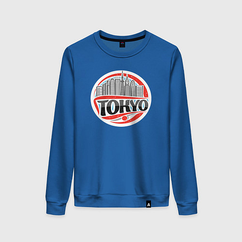 Женский свитшот Tokyo city / Синий – фото 1