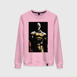 Женский свитшот Ванпанчмен Сайтама супергерой