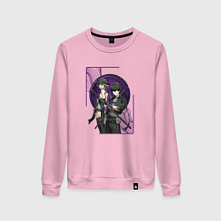 Свитшот хлопковый женский Wuthering Waves Rovers, цвет: светло-розовый