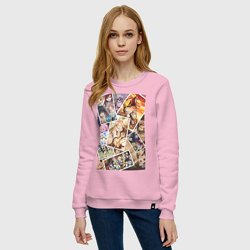 Женский свитшот Хвост Феи Венди Марвелл / Светло-розовый – фото 3