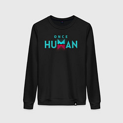 Женский свитшот Once human logo