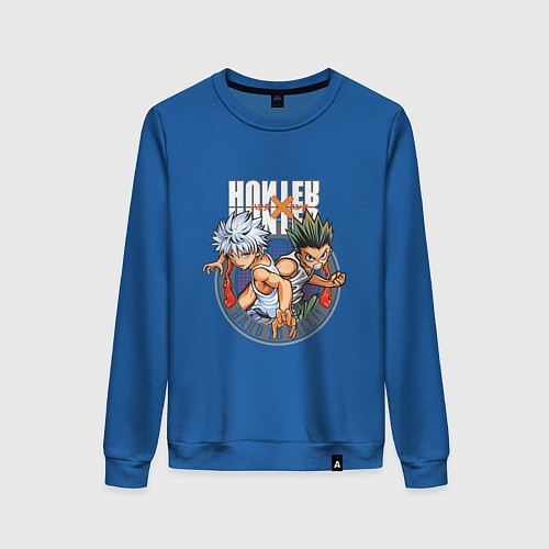 Женский свитшот Hunter x Hunter Килуа и Гон / Синий – фото 1