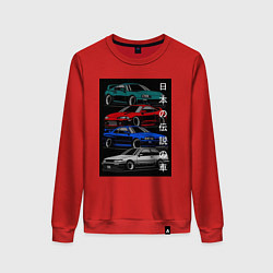 Женский свитшот JDM автомобили