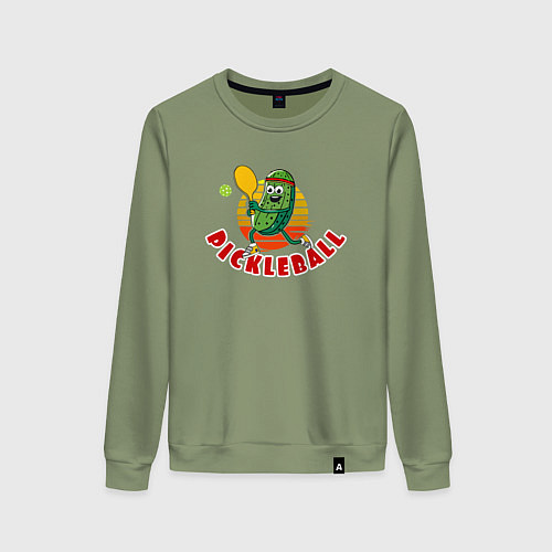 Женский свитшот Спорт теннис Pickleball / Авокадо – фото 1