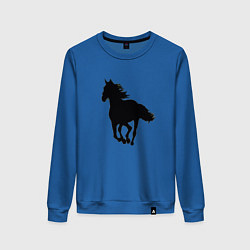 Женский свитшот Силуэт коня