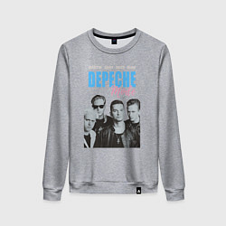 Свитшот хлопковый женский Depeche Mode Vintage, цвет: меланж