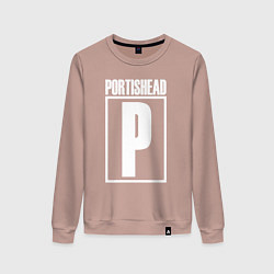 Свитшот хлопковый женский Portishead, цвет: пыльно-розовый