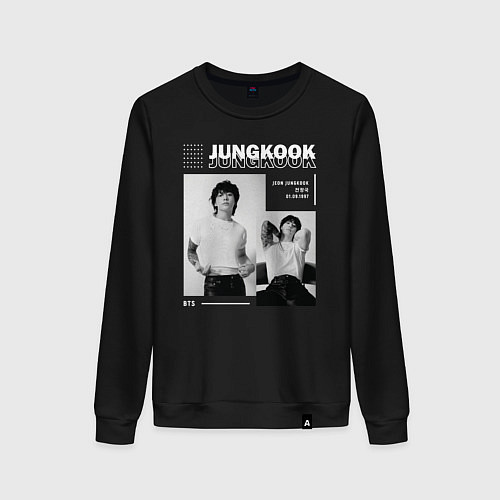 Женский свитшот Jungkook bts seven / Черный – фото 1