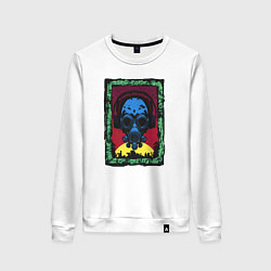 Свитшот хлопковый женский Новый взгляд на будущее, цвет: белый