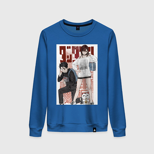 Женский свитшот Такакура Момо Аясэ / Синий – фото 1