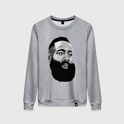 Свитшот хлопковый женский James Harden, цвет: меланж