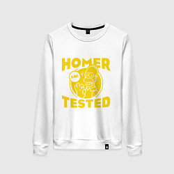 Женский свитшот Homer tested