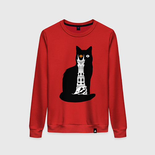 Женский свитшот Око Котоурона / Красный – фото 1