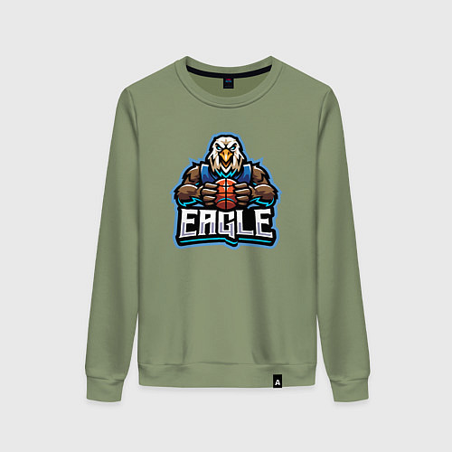 Женский свитшот Eagle basketball / Авокадо – фото 1