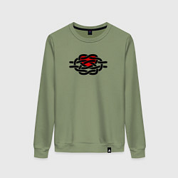 Женский свитшот Сердечный узел