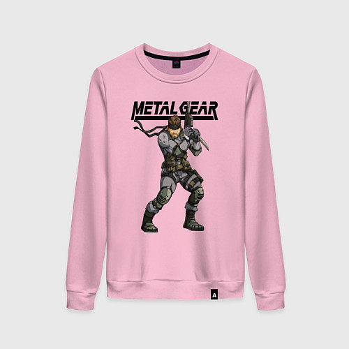 Женский свитшот Snake Solid soldier / Светло-розовый – фото 1