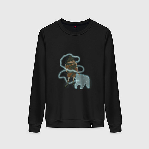 Женский свитшот Экспекто патронум / Черный – фото 1