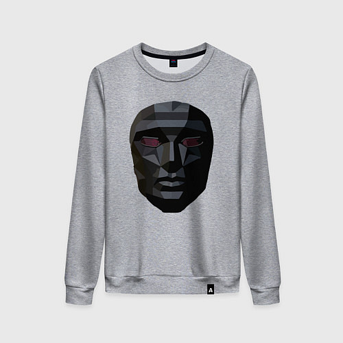 Женский свитшот Маска босса / Меланж – фото 1