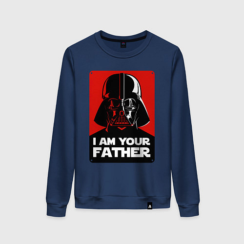 Женский свитшот Darth Vader / Тёмно-синий – фото 1