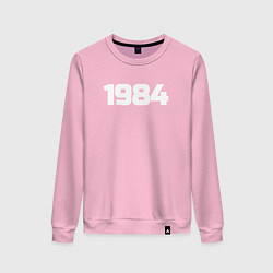 Свитшот хлопковый женский Рожден 1984, цвет: светло-розовый