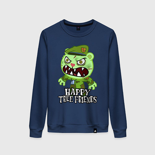 Женский свитшот Angry - Flippy / Тёмно-синий – фото 1