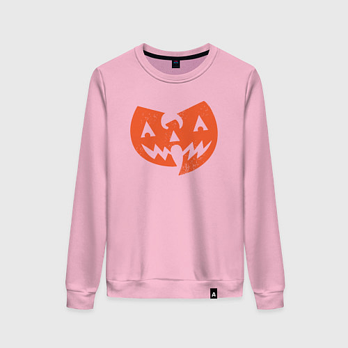 Женский свитшот Wu-Tang halloween / Светло-розовый – фото 1
