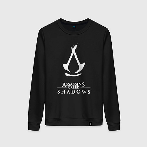 Женский свитшот Assassins creed - shadows white / Черный – фото 1