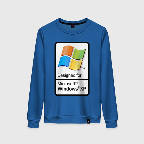 Женский свитшот Предназначен для xp / Синий – фото 1