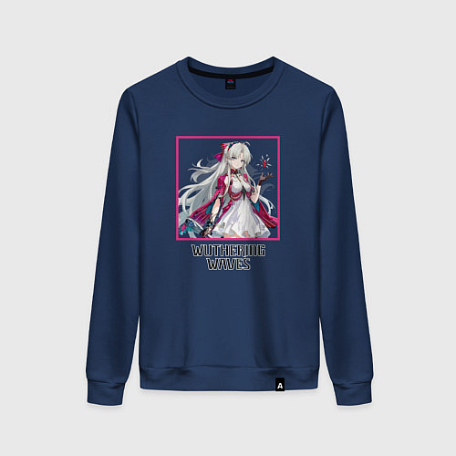 Женский свитшот Карлотта / Тёмно-синий – фото 1