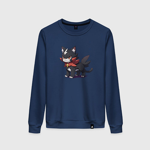 Женский свитшот Фульфенгавк / Тёмно-синий – фото 1